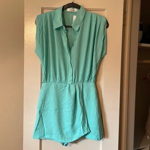 NWT Pleated Skort Romper